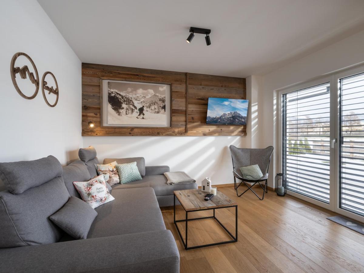 Ferienwohnung Tirolglück mit großem Garten St. Johann in Tirol Exterior foto