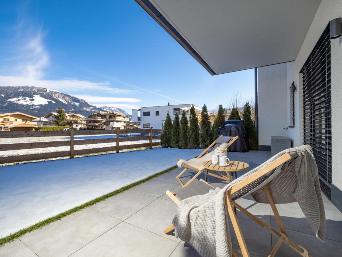 Ferienwohnung Tirolglück mit großem Garten St. Johann in Tirol Exterior foto